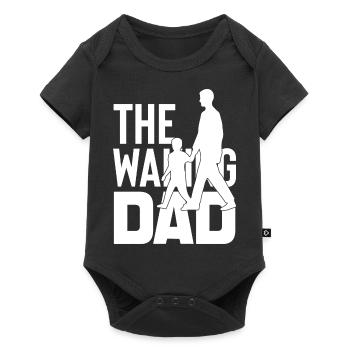The Walking Dad - Baby Premium Kurzarmbody - Schwarz - Vorne