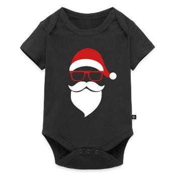 Noël Nicholas Hiver - Body à manches courtes Premium Bébé - noir - Devant