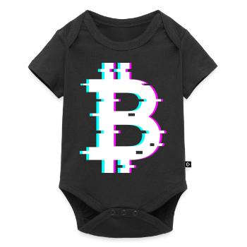 Le Bitcoin - Body à manches courtes Premium Bébé - noir - Devant
