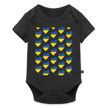 Ukraine - Baby Premium short-sleeve bodysuit - black - Front