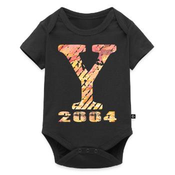 Y 2004 Name Year of Birth Gift - Baby Premium short-sleeve bodysuit - black - Front