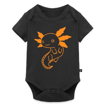 Axolotl Orange Spirit Animal Pet - Baby Premium short-sleeve bodysuit - black - Front
