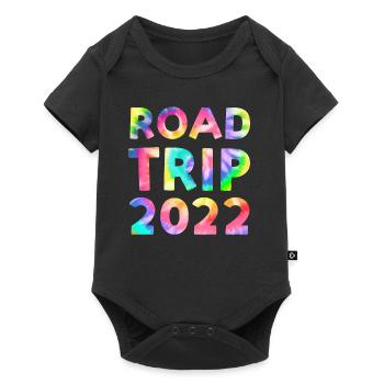 Road trip 2022 Voyage en voiture en famille - Body à manches courtes Premium Bébé - noir - Devant
