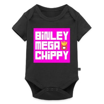 Binley Mega Chippy - Baby Premium short-sleeve bodysuit - black - Front