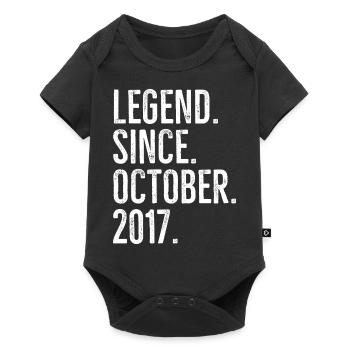 Legend Since October 2017 - Baby Premium short-sleeve bodysuit - black - Front