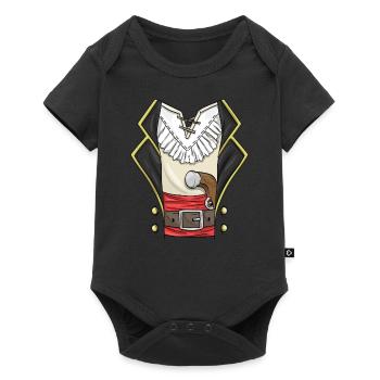 Piraten Kostüm Fasching Karneval Seeräuber Kapitän - Baby Premium short-sleeve bodysuit - black - Front