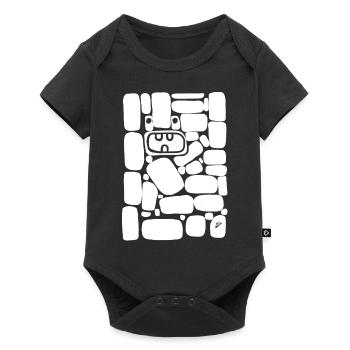 MIMÉTISME. - Body à manches courtes Premium Bébé - noir - Devant