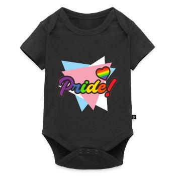 Fierté trans - Body à manches courtes Premium Bébé - noir - Devant