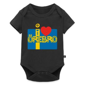 Örebro Sweden - Baby Premium short-sleeve bodysuit - black - Front
