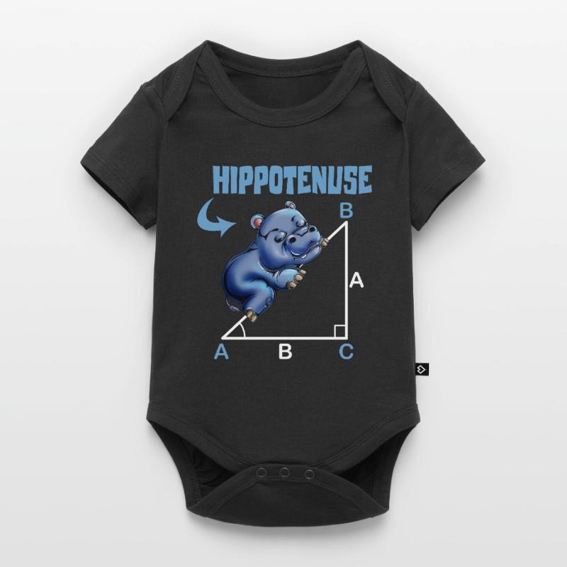 Math Hippotenuse Angular Function Hypotenuse Hippo Baby Premium short-sleeve bodysuit