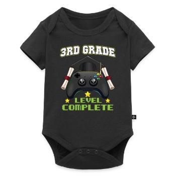 3rd Grade Level Compelete Elemenatary Graduation - Baby Premium short-sleeve bodysuit - black - Front