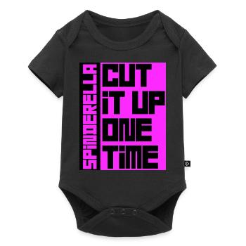 Spinderella - Baby Premium short-sleeve bodysuit - black - Front