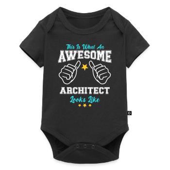 This Is What An Awesome Architect Looks Like - Baby Premium Kurzarmbody - Schwarz - Vorne