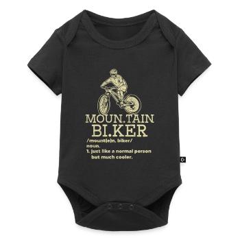 Trail Rider - Body à manches courtes Premium Bébé - noir - Devant
