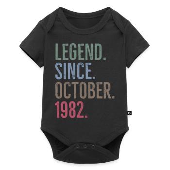 Legend Since October 1982 - Baby Premium short-sleeve bodysuit - black - Front