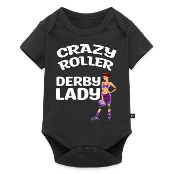 Roller Derby | Sports Player Team Trainer - Baby Premium short-sleeve bodysuit - black - Front