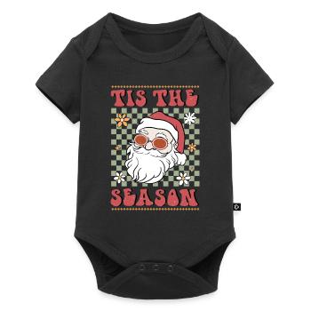 Merry Christmas, Christmas, Ugly Sweater, xmas - Baby Premium short-sleeve bodysuit - black - Front