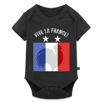 France - Baby Premium short-sleeve bodysuit - black - Front
