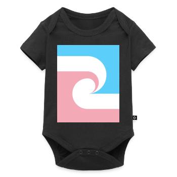 Trans - Baby Premium short-sleeve bodysuit - black - Front