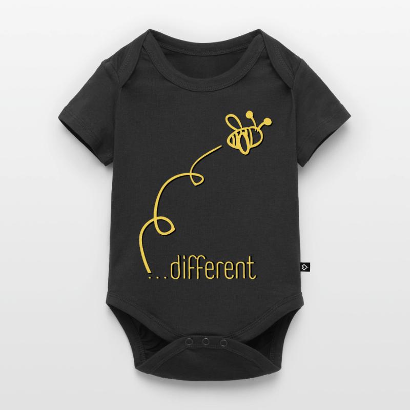 Bee Different - Sei anders! Statement Design Baby Premium Kurzarmbody