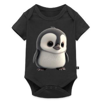 Baby Penguin - Baby Premium short-sleeve bodysuit - black - Front
