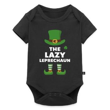 The Lazy Leprechaun - Baby Premium short-sleeve bodysuit - black - Front