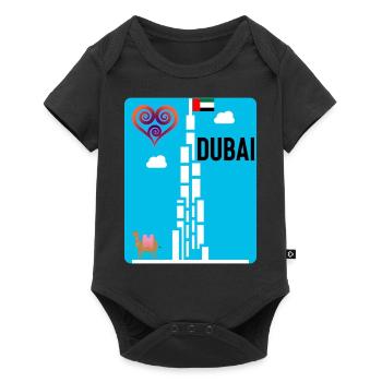 Dubaï - Body à manches courtes Premium Bébé - noir - Devant