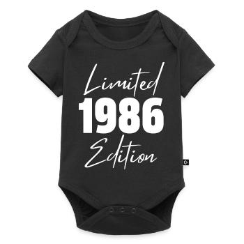 1986 Limited Edition - Baby Premium short-sleeve bodysuit - black - Front
