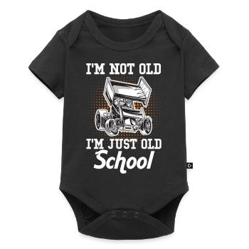 Je ne suis pas vieux, je suis juste un véhicule classique de la vieille école - Body à manches courtes Premium Bébé - noir - Devant