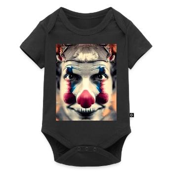 Clown - Baby Premium Kurzarmbody - Schwarz - Vorne