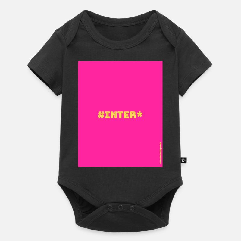 Inter* - Baby Premium Kurzarmbody - Schwarz