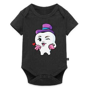 Dentiste Dentiste Dentiste Dentiste Orthodontiste - Body à manches courtes Premium Bébé - noir - Devant