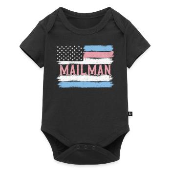 US Pride Deliverer Post Service Gift Idea - Baby Premium short-sleeve bodysuit - black - Front