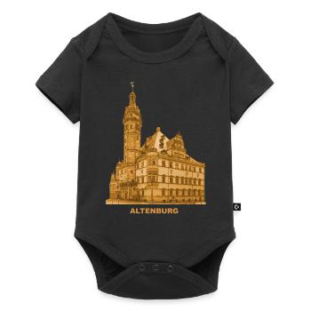 Hôtel de ville d’Altenburg Résidence Skatstadt Saxe - Body à manches courtes Premium Bébé - noir - Devant