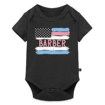 US Pride Coiffeur Styliste Idée cadeau - Body à manches courtes Premium Bébé - noir - Devant