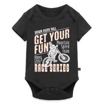 Vélo Vintage Design - Body à manches courtes Premium Bébé - noir - Devant
