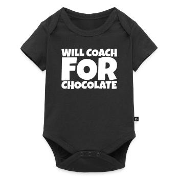 Coaching Mentor Instructor Chocolate Lover Gift - Baby Premium Kurzarmbody - Schwarz - Vorne