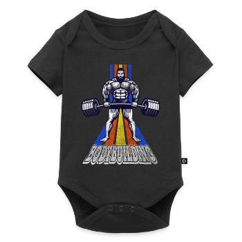 Bodybuilding Bodybuilders Weightlifting Weight Training - Baby Premium short-sleeve bodysuit - black - Front