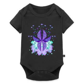 biblically accurate angel seraph seraphim purple - Baby Premium short-sleeve bodysuit - black - Front