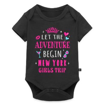 Girls Trip New York, que l’aventure commence - Body à manches courtes Premium Bébé - noir - Devant