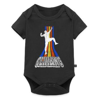 Escalade Escalade Montagnes Alpinisme Sport Vintage - Body à manches courtes Premium Bébé - noir - Devant