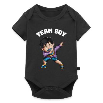 Team Boy Young Man Grandson Baby Infant - Baby Premium short-sleeve bodysuit - black - Front