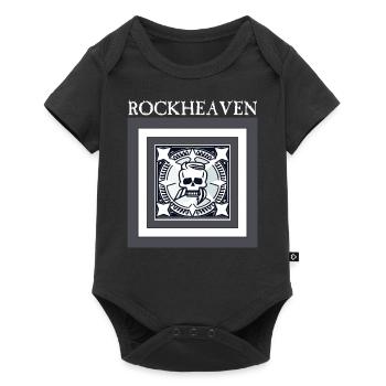 Rockheaven - Skull - Baby Premium Kurzarmbody - Schwarz - Vorne