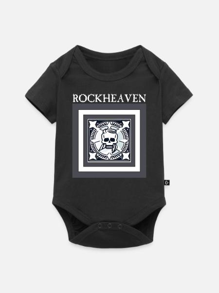 Rockheaven - Kallo - Premium vauvojen lyhythihainen body - musta