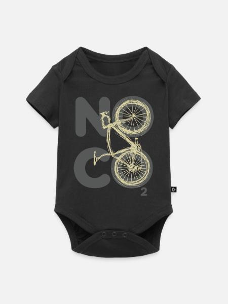 No CO2 - Baby Premium Kurzarmbody - Schwarz