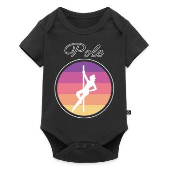 Dancing Dance Music - Baby Premium short-sleeve bodysuit - black - Front
