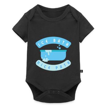 Ice Bath Nice Path - Baby Premium short-sleeve bodysuit - black - Front