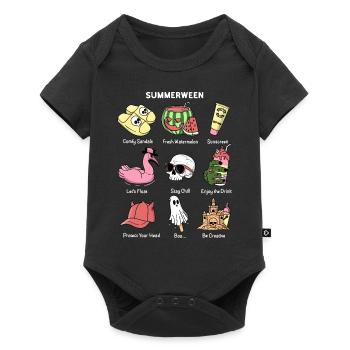 Enjoy Summerween - Baby Premium short-sleeve bodysuit - black - Front