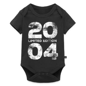 Limited Edition 2004, 20th Birthday Gift - Baby Premium short-sleeve bodysuit - black - Front
