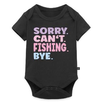 Désolé ne peut pas pêcher Bye Funny Fishing - Body à manches courtes Premium Bébé - noir - Devant